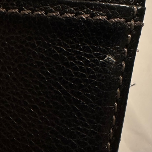 Small Black Fossil Leather Wallet - Picture 6 of 10
